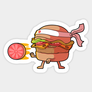 Power Burger! Sticker